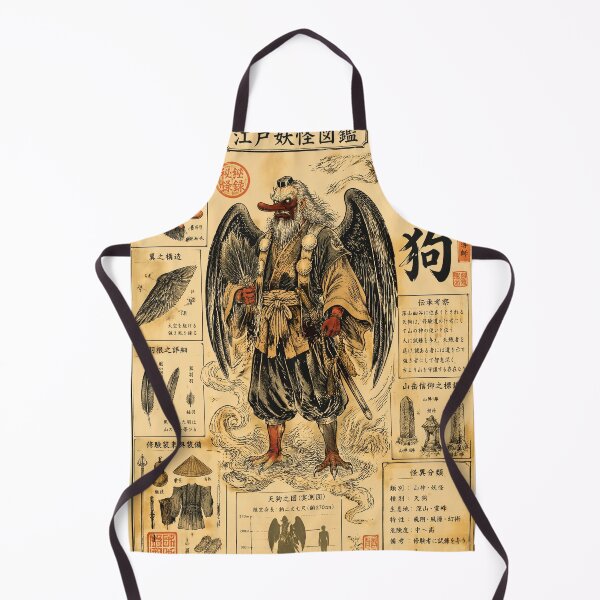 Item preview, Japanese Tengu Art – Mythical Mountain Monk Illustration designed and sold by kaxymax.