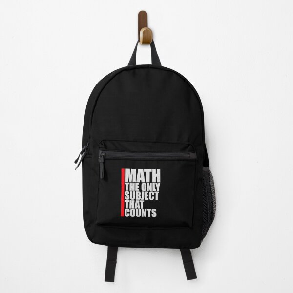 Item preview, Math The Only Subject That Counts Funny Nerd Pun Quote designed and sold by shirt-o-mat.