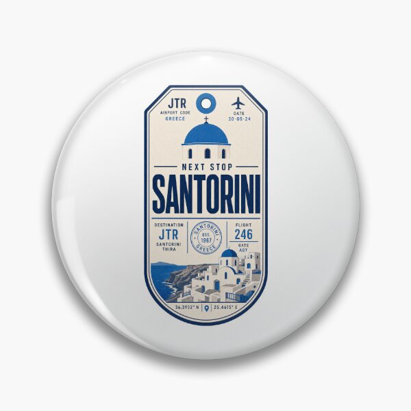 Item preview, Next stop Santorini holiday designed and sold by pirminio.