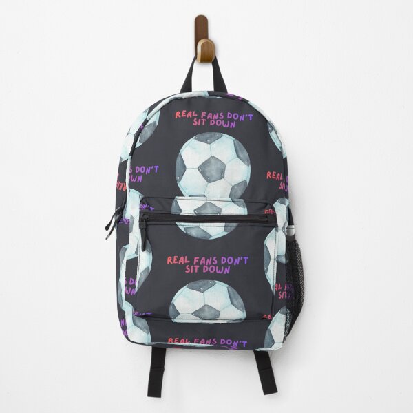 Item preview, Real Fans Don't Sit Down Soccer Football designed and sold by ZenReiArt.