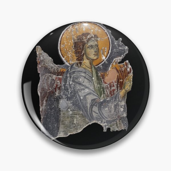 Item preview, Blue angel archangel Gabriel of the church St Achilius in Serbia - orthodox but God cares about all of us designed and sold by silvapajic.