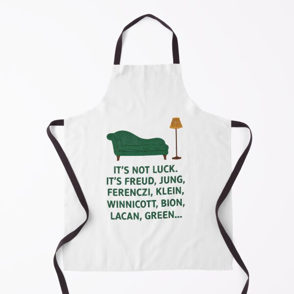 Item preview, It's Not Luck, It's Psychology – Therapist & Psychoanalysis Embroidery Design designed and sold by just-quotes.