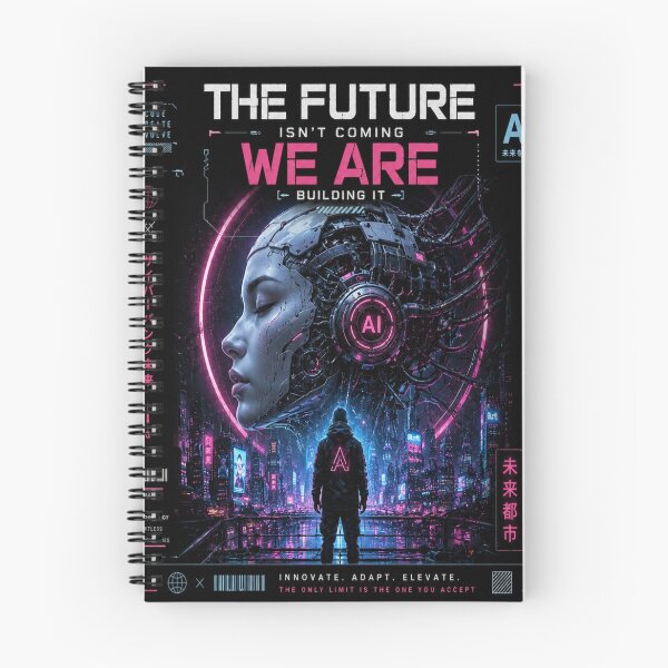 Aperçu de l'œuvre Conception innovante cyberpunk de l'IA créée et vendue par urbanshop7.