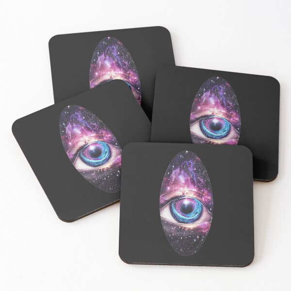 Item preview, Galaxy Eye Art - Third Eye & Cosmic Spirituality designed and sold by STATIC SOUL.
