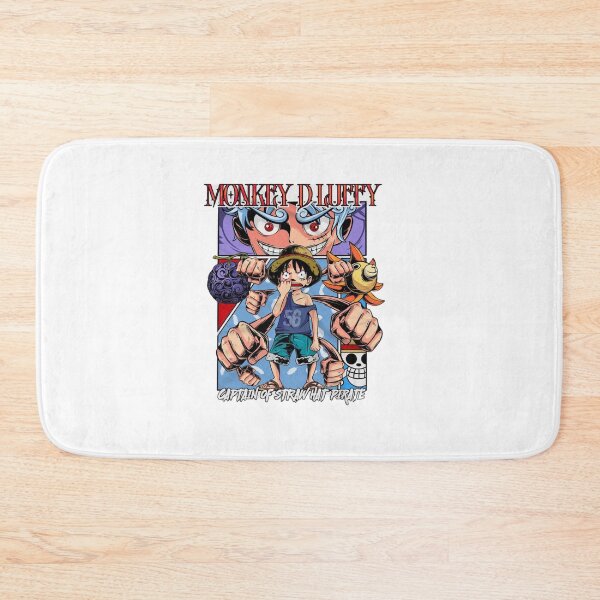 Item preview, Child Captain Holding Devil Fruit With Straw Hat Crew Background designed and sold by JohnnyFive8.