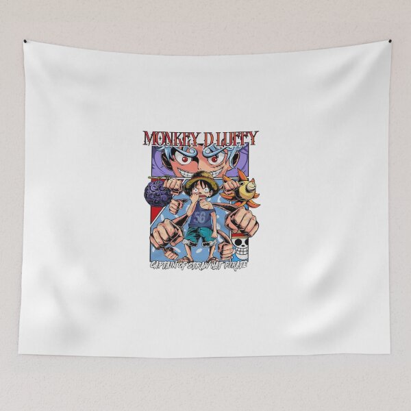 Item preview, Child Captain Holding Devil Fruit With Straw Hat Crew Background designed and sold by JohnnyFive8.
