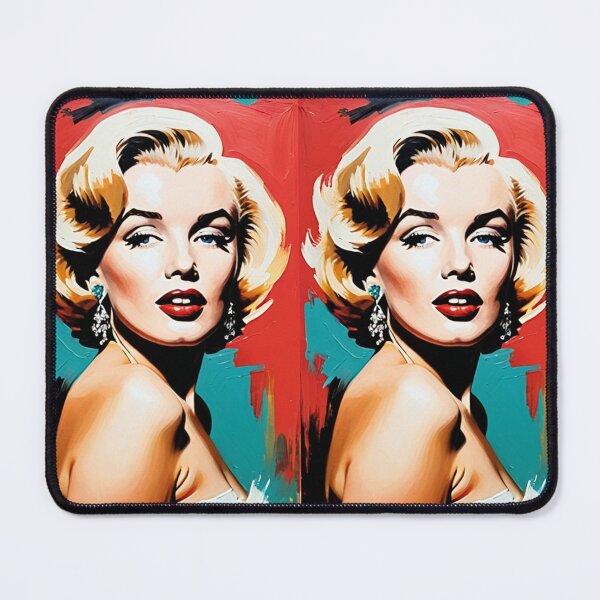 Item preview, Art - 1950s Hollywood Icon, Expressionist Pop Art Portrait on Red Background designed and sold by Beat-It.