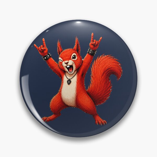 Item preview, Squirrels Just Wanna Rock designed and sold by SecretSquirrellDesigns.