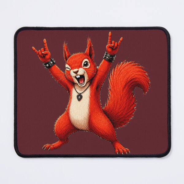 Item preview, Squirrels Just Wanna Rock designed and sold by SecretSquirrellDesigns.