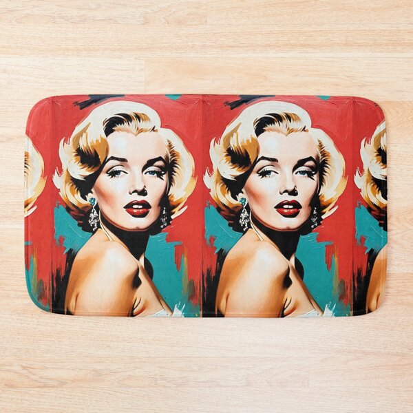 Item preview, Art - 1950s Hollywood Icon, Expressionist Pop Art Portrait on Red Background designed and sold by Beat-It.