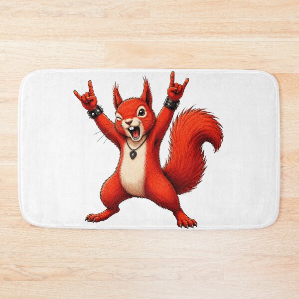 Item preview, Squirrels Just Wanna Rock designed and sold by SecretSquirrellDesigns.