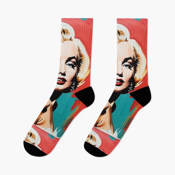 Item preview, Art - 1950s Hollywood Icon, Expressionist Pop Art Portrait on Red Background designed and sold by Beat-It.