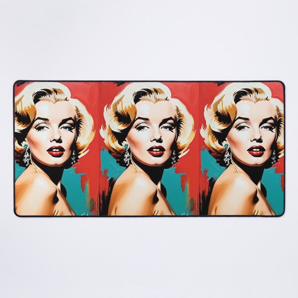 Item preview, Art - 1950s Hollywood Icon, Expressionist Pop Art Portrait on Red Background designed and sold by Beat-It.