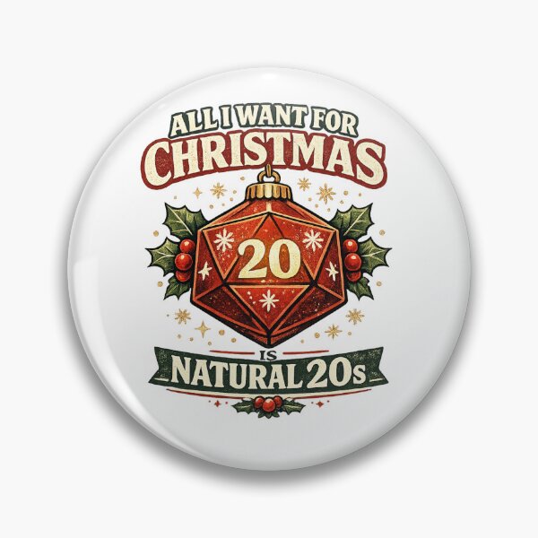 Item preview, All I Want For Christmas Is Natural 20s designed and sold by ESSClothing.
