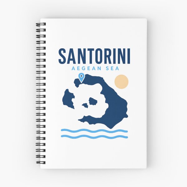 Item preview, Santorini Aegean Sea Holiday Souvenirs designed and sold by pirminio.