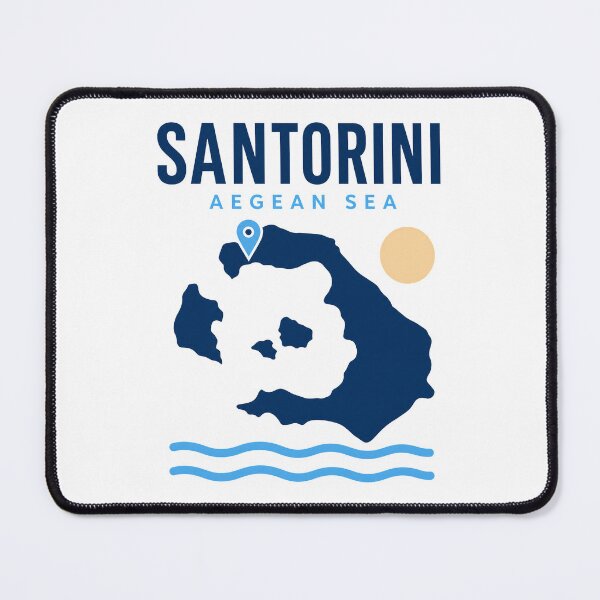 Item preview, Santorini Aegean Sea Holiday Souvenirs designed and sold by pirminio.