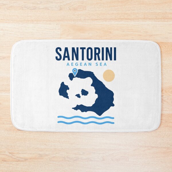 Item preview, Santorini Aegean Sea Holiday Souvenirs designed and sold by pirminio.