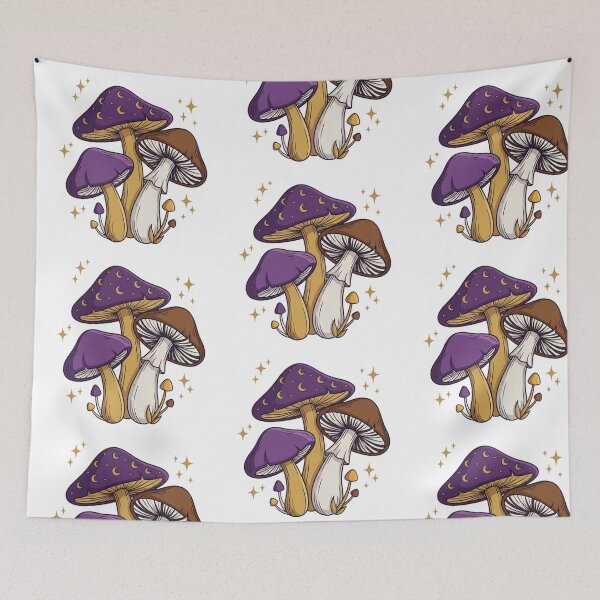 Item preview, Mystical Moonlit Magic Mushrooms designed and sold by SweetKath19.