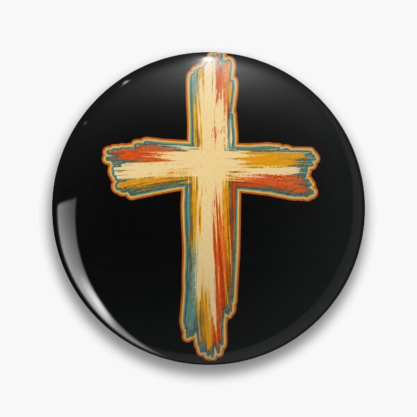 Item preview, Retro Painted Christian Cross designed and sold by TheLampClothing.