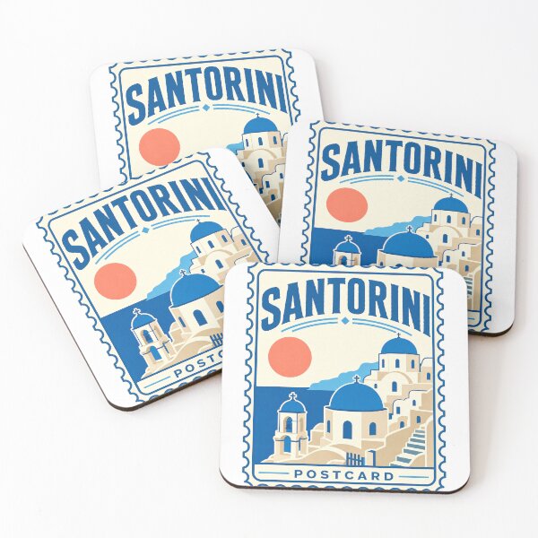 Item preview, Santorini postcard holiday souvenir designed and sold by pirminio.