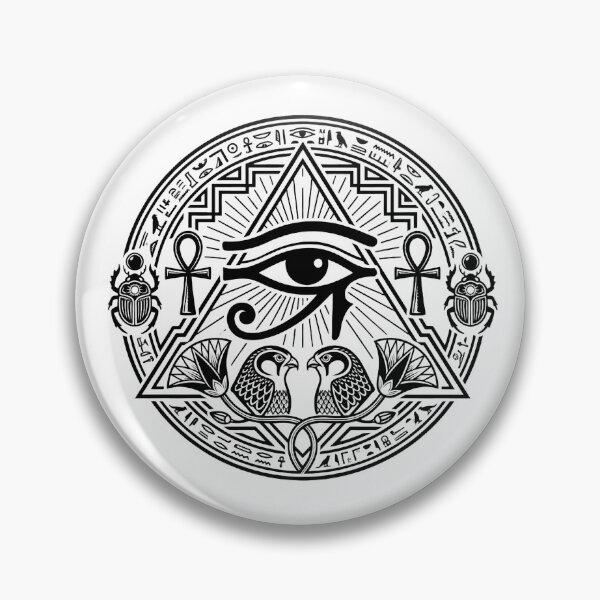 Item preview, Luxury Egyptian Emblem - Eye of Horus & Sacred Symbols designed and sold by M.Store.