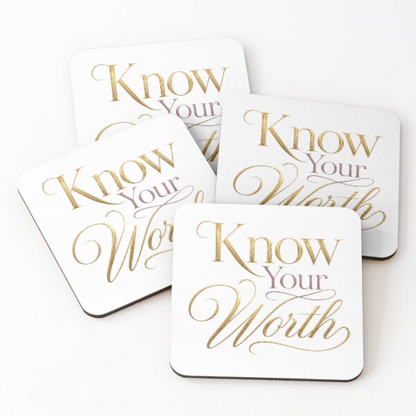Item preview, Know Your Worth  designed and sold by ModernMoodCo.