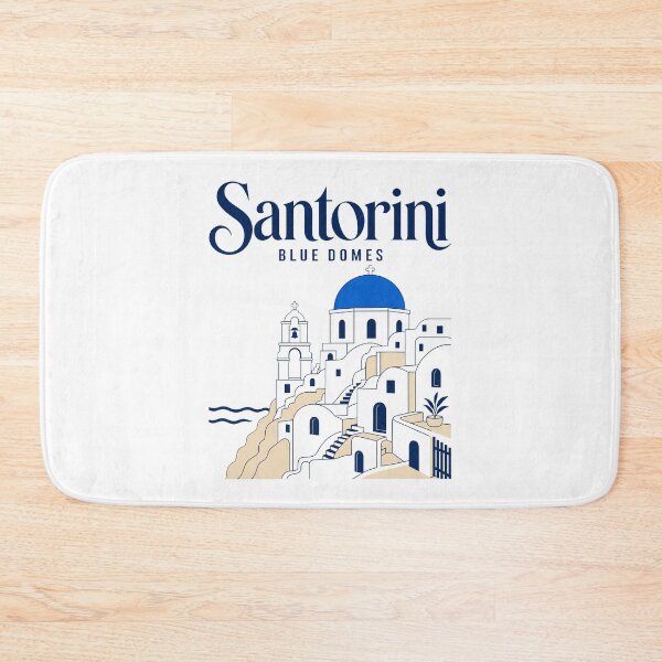 Item preview, Santorini Blue Domes Holiday designed and sold by pirminio.