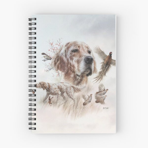 Item preview, English Setter Hunting Legacy – Wildlife Watercolor Illustration. designed and sold by TammyHunterArt.