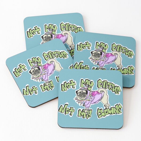 Item preview, Peanut Butter Pie the Pug Says: Not My Circus designed and sold by The Beare Den.