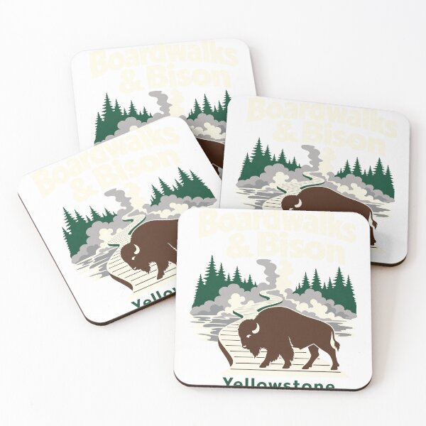 Item preview, Yellowstone Boardwalks & Bison designed and sold by pirminio.