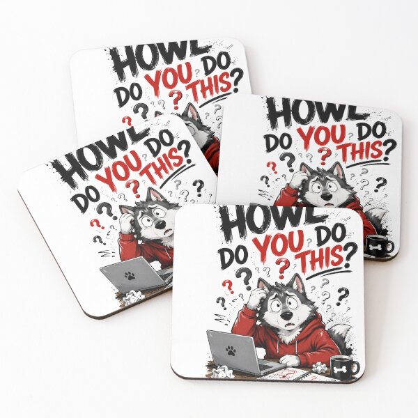 Item preview, Howl Do You Do This Funny Husky designed and sold by BagFactoryUK.
