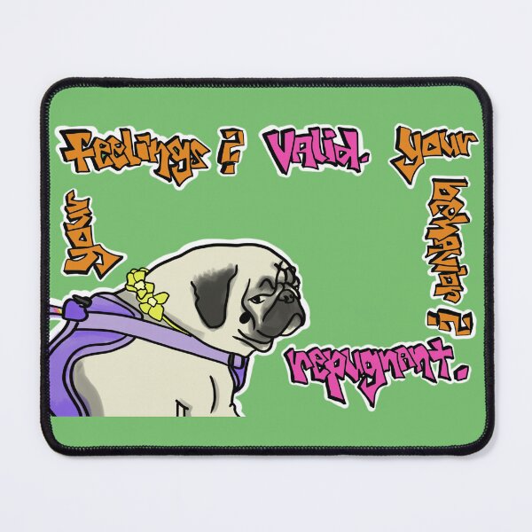 Item preview, Peanut Butter Pie the Pug Says: Repugnant designed and sold by The Beare Den.