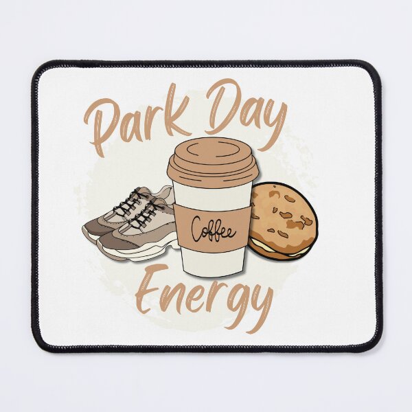 Item preview, Park Day Energy Coffee and Cookies Funny Vacation Shirt designed and sold by LAJdesigns.