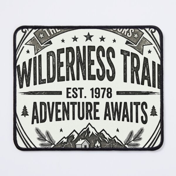 Item preview, Vintage Wilderness Trail Adventure T-Shirt Design designed and sold by Klrshop.