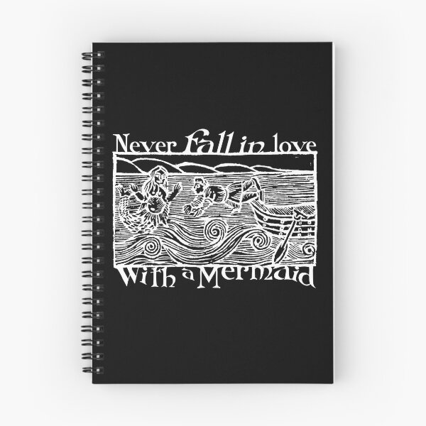 Item preview, Never Fall in Love with a Mermaid Slavic Woodcut designed and sold by darudcraft.