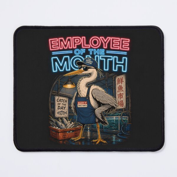 Item preview, Employee of the Month: Bird Heron designed and sold by Jasardpu.