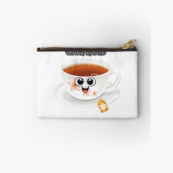 Item preview, You're My Cup of Tea Sticker – Cute Romantic Tea Lover Quote, Floral Teacup Illustration, Friendship Gift designed and sold by Pandey14.