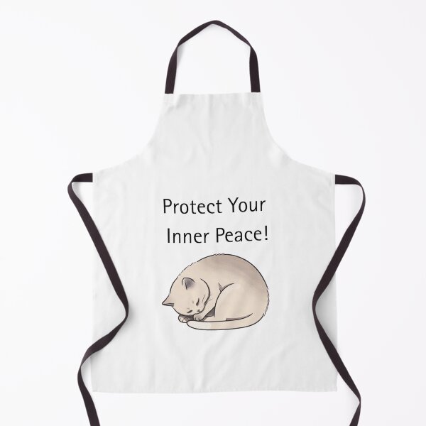 Item preview, Protect Your Inner Peace – cute sleeping cat designed and sold by CreationSpace3005.