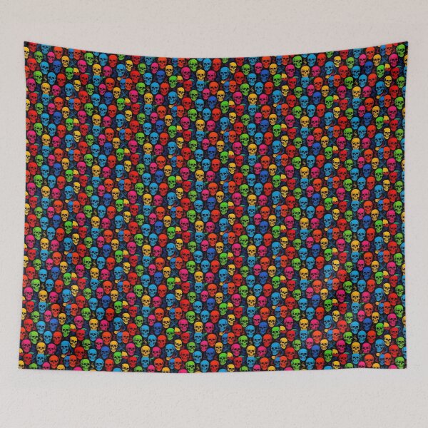 Item preview, Rainbow Skulls I designed and sold by NickyMakesCoolStuff.