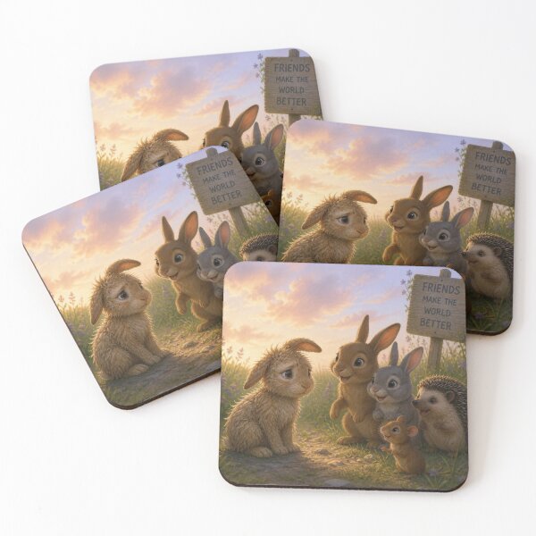 Item preview, Friends make the world a better place designed and sold by Talpha.