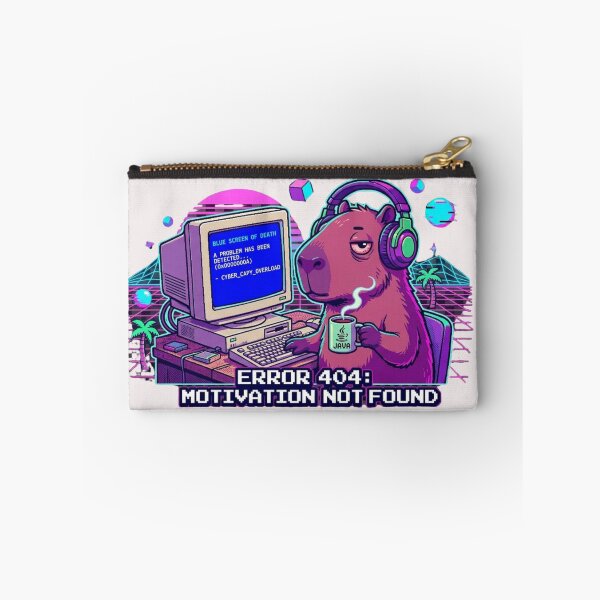 Item preview, Retro Capybara Aesthetic Cyberpunk Coffee - Funny 90s Computer Vaporwave designed and sold by TshirtAlles .