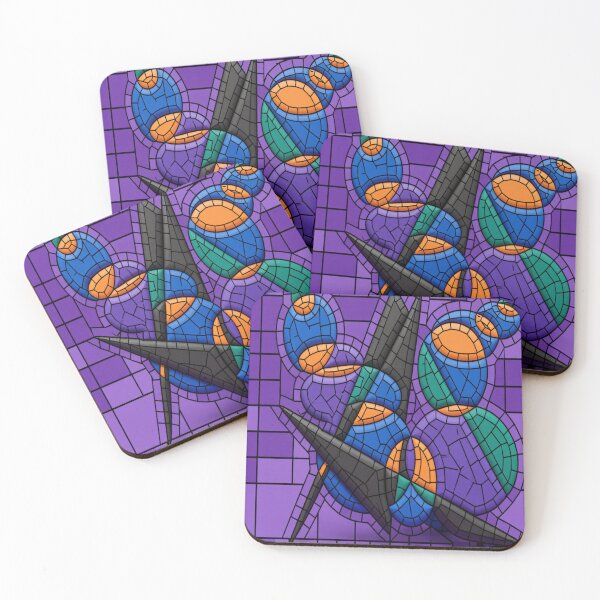 Item preview, symbols dark C tile mosaic colorful geometric abstract design designed and sold by SmashingDeals.