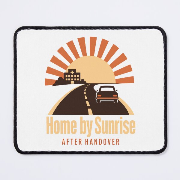 Item preview, Night shift care at home at sunrise designed and sold by pirminio.