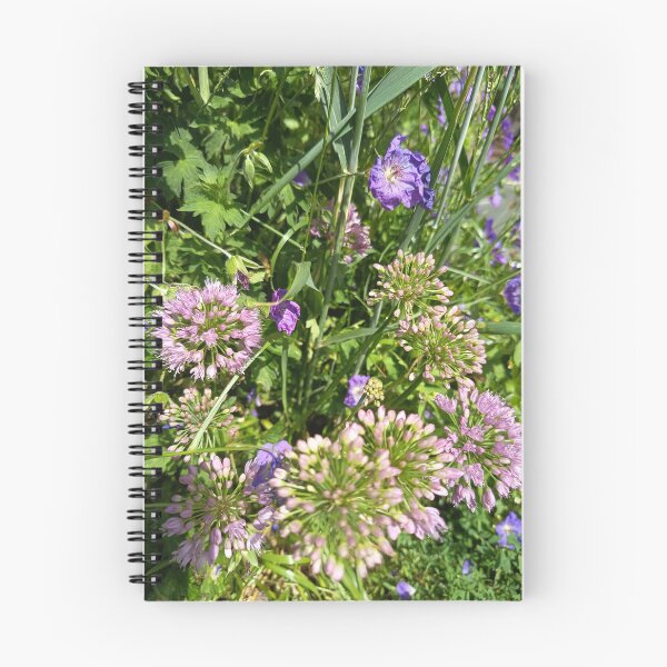 Item preview, Purple Allium Garden Flowers designed and sold by PhuongVoArt.