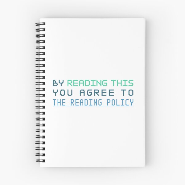 Item preview, The Reading Policy designed and sold by weirdshop-451.