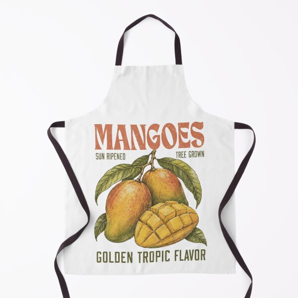 Item preview, Vintage Mango Tropical Summer Fruit designed and sold by Retro Moon Studio.