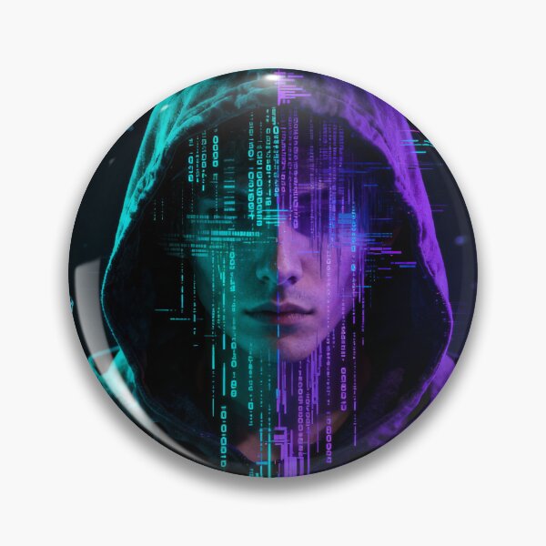 Item preview, Glitch In The Matrix Hooded Figure designed and sold by GlitchWorn.