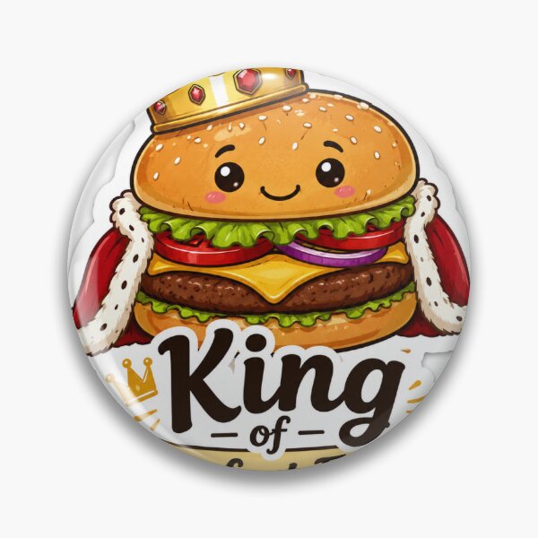 Item preview, Burger Wearing a Crown designed and sold by NR Graphics.