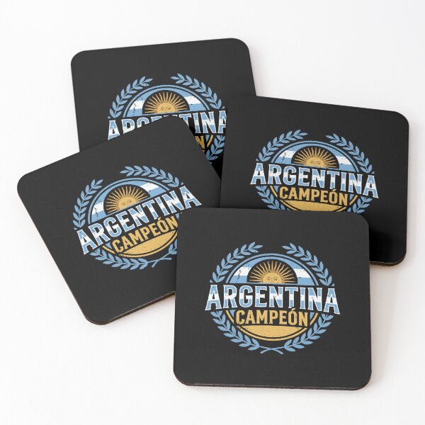 Item preview, Argentina Campeón Soccer Champion Laurel Crest designed and sold by crouchingpixel.