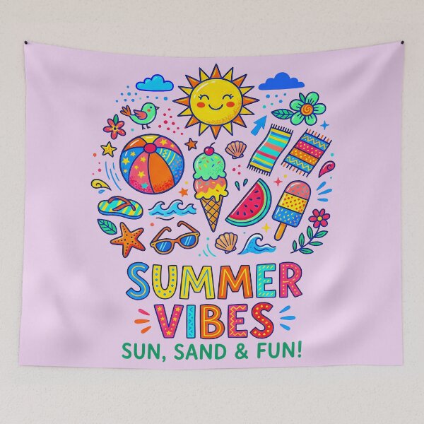 Item preview, Fun Summer Vibes Design 4 designed and sold by DigitalandPhoto.